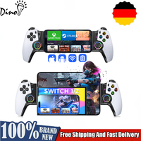 DinoFire Kabelloser Telefon-Controller für iPhone/Android/Switch1/2/OLED/iPad Mini mit Hall-Joystick, LED-Mobil-Gaming-Controller