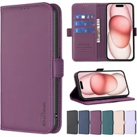 Wallet Card Slot Magnetic Flip Leather Case For iPhone 17 Air 16e 15 Pro Max 14 Plus 13 12 11 X XR SE3 SE2 8 7 Card Holder