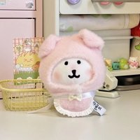 High Appearance Level Cute Self-mocking Headgear Cute Cotton Doll Clothes Bear Doll Clothing Set Plush Accessories