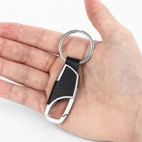 Creative Leather Keychain with Portable Waist-Hanging Design, Ideal for Holiday Souvenir Gifts