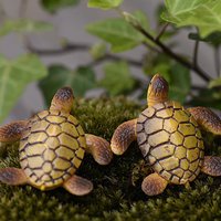 Mini Sea Turtle Model Resin Tank Home Landscape Decoration Accessories Ornaments Aquarium Fish Fine Workmanship Layout Prop