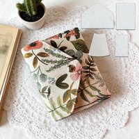 YOMDID 4pcs Multi-Layer Card Storage Bag Sewing Template DIY Clutch Bag Pattern Quilting Template Sewing Supplies Accessories