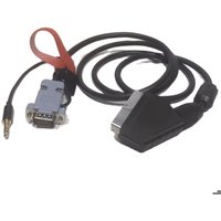 Mister FPGA VGA to SCART RGB/RGBS Cable For FC FPGA Family Computer CRT Emudriver Low Resolution PC Pure Copper 3.5mm Audio