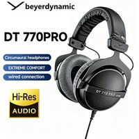 Beyerdynamic DT 770 PRO Closed Back Studio Headphones Monitor HiFi Deep Bass Earphone for Recording and Mixing Dt770 Pro