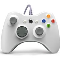 Wired Controller For Xbox 360, Game Controller Dual-Vibration Turbo Compatible With Xbox 360/360 Slim And Pc Windows 7,8,10,11