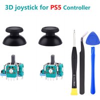 Replacement for Playstation 5 DualSense PS5 Controller Screwdriver 2K3 Ohm Analog 3D Thumbstick Repair Parts Kit