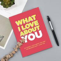 I Love You 30 Things Fill-In-The-Blank Book Daily Life Feeling Record Love Reason Collection Love Anniversary Gifts For Birthday