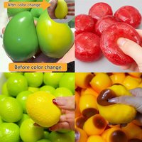 Pudding mango lemon Squeeze Toys Squishy Food Shaped Squeeze Fidget Toy Sensory Slow Soft Stress Relief Toy Creative Relaxation