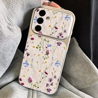 For Samsung A57 5G Leather Case Samsung A56 5G A 57 A37 A36 A35 A55 A54 A53 A17 A16 A15 A27 A26 A25 A24 A34 Flowers Cases Cover