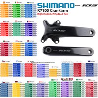 Shimano 105 R7100 Di2 Series Crankset R7100 Crankarm 2x12s Lewa Prawa Strona/Para 165mm 170mm 172.5mm 175mm Oryginalny Shimano