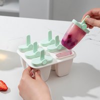 Children's DIY Ice Cream Mold Non-toxic Food Grade PP Ice Cubes Family Fun Ice Making Tools