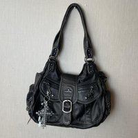 Designer Brand Retro Single Shoulder Crossbody Large Capacity Multi-pocket Soft Leather Bags for Women Hot Selling