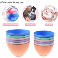 Silicone World 250/450ML Silicone Mask Bowl Stirring Bowls Women Face Mask Mixing Bowl Facial Skin Care Mixing Tools DIY Beauty