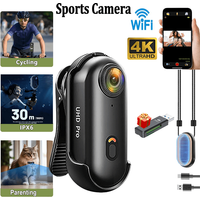 AliExpress WDSZKMYF 4K Pocket Magnetic POV Vlog Cam Portable Body Chest Recorder Mini Wireless WiFi Waterproof Action Camera Helmet Bicycle Sports