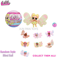 Original LOL Surprise Ball Fairies Tots 8 Surprise Mini Fashion Doll Action Figure DIY Fairy Wings 7 Accessories Girl Gift Toys