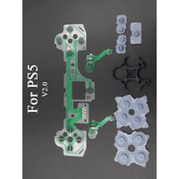 XOXNXEX 1Set JDM/JDS 001 030 040 050 Conductive pad and Conductive Film For PS4 PRO For PS5 Controller