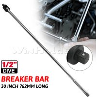 1/2" Drive Breaker Bar 30" 762mm Extra Long Breaker Bar Strong Arm Power Bar Wheel Wrench Car Repair Tools