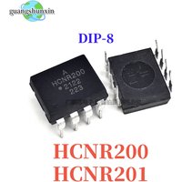 10pcs New original HCNR200 DIP-8 inline wide body HCNR201 high linear optocoupler isolator