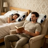2PCS 3D Honeycomb Ergonomic Cervical Pillow Knitted Cotton Neck Support Anti Collapse Massage Pillow Home Bedroom Sleep Use