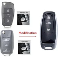 Car Key Shell Modification and Upgradefor Audi A4 A4L A6 A6L Q7 TT A3 Q3 Q2L A5 S3 RS3 RS5 S1 Q2 Q5 Q7 A8 for Vw for Volkswagen