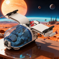 231pcs MOC Hyper Traveler Space Futuroned Model Building Blocks Toy Architecture Christmas Gift Assemble DIY Creative Education
