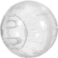12Cm White Glitter Jogging Hamster Running Toy Exercise Gerbil Rat Chinchilla Pet Play Sphere Transparent Spherical