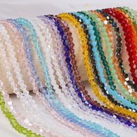 200 stücke geschnittene rautenförmige Kristallglas perlen DIY hand gefertigte Bekleidungs zubehör, das Perlen lose Perlens chmuck zubehör macht