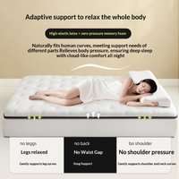 Filler latex non-full latex Single Mattress Latex Foam Mattress Topper Soft Breathable Cooling Pressure Relief Bed Home