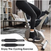 AliExpress NONE 4/8pcs Exercise Bike Belts Adjustable Length Bicycle Pedal Straps Generic for More Stationary Cycling Fix Bands Tape Fitness