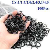 O Ring NBR Nitrile Rubber O-Ring CS1 1.5 2 3 4mm Corrosion Oil Heat Resistant Sealing Washer Plumbing Seal Gasket for Car Faucet