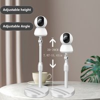 Desktop adjustable-angle monitoring stand, extendable camera base, 1/4 screw interface