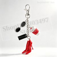 The Devil Wears P2 Keychain Movie Merchandise Iconic Movie Elements Bag Charm for Fans