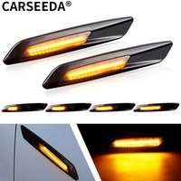 2pcs Blinker For BMW 1 3 5 Series LED Dynamic Side Marker Turn Signal Lights for F30 E90 E91 E92 E93 E46 E60 E61 BMW F10 Style