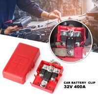 Connecteurs de pince de borne de distribution de batterie fondue à dégagement rapide de voiture, 32V, 400A