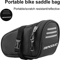 AliExpress NONE Highway mountain folding bicycle tail bag, rear seat bag storage bag tool kit, bicycle riding equipment hanging bag
