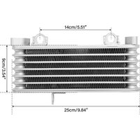 Motorcycle Engine Oil Cooler Fit For Suzuki GSXR1000 GSXR 1000 2007-2008