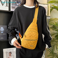 Chest Bag 2025 Ladies Waterproof Oxford Cloth Chest Bag Women Small Sling Backpack Anti-theft Pouch Shoulder Bag