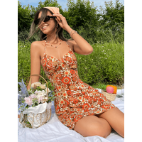 New spring/summer sexy halter short sleeveless halter dress for women