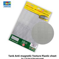 Model DIY making Materials Tank Anti-magnetic texture pattern Plastic sheet For 1/35 Part of the tank model
