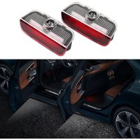 2PCS For Macan 95B 2014 - 2023 2022 2021 2020 2019 2018 2017 LED Car Interior Door Light Bulbs Decoration Lamp Auto Accessories