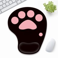 Ergonomic Cat Paw Mouse Pad With Wrist Rest Pad Comfortable Surface Mousepad For Gaming Office Home