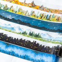 2m Romantic Journey Washi Tape for Card DIY Scrapbooking Adhesives Supplies Handbook Planner Decorative Sticker Masking Tapes