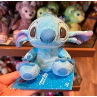 Hong Kong Disney Stitch Shoulder Pal Magnet Plush toy 12cm