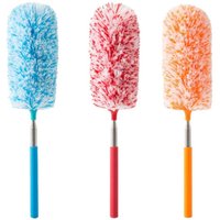 Scalable Dust Collector Muiltcolor Microfiber Duster Portable Anti-static Magic Dust Brush Home Cleaning Tools Extendable Handle