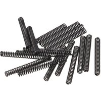 10Pcs 3mm OD Spring Steel Coil Durable 0.5mm Wire Size Black Telescopic Spring Return Spring Shop and Home Repairs