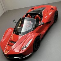1:24 Ferrari LaFerrari Diecast Alloy Supercar Model with Openable Doors Front Wheel Steering for Car Collectors Hobby Display