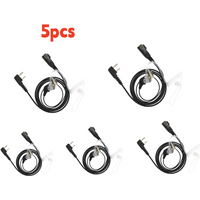 5PCS Baofeng UV5R Headset Quansheng UV-K5 Headphone Earphone Compatible with Kenwood UV-5R UV82 UV-17 888S Radio Commutator