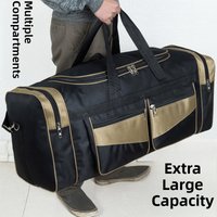 Extra Large Capacity Travel Bag Handheld Luggage 90L Men's Backpack Moving Home Clothes Storage Quilt Oxford Cloth Foldable