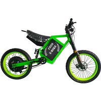 CS20 For Stealth Bomber Electric Dirt Bike For Adults 12000W Single Speed 72V Lithium 5 Stars Reviews Powerful Electric Bicycle