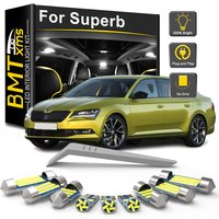 BMTxms Canbus LED Interior Lights Bulb Kit For Skoda Superb 3 MK3 Sedan Estate 2015 2016 2017 2018 2019 Dome Map Car Accessories